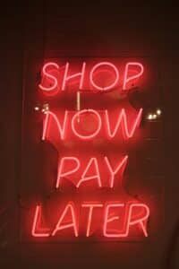 Buy now pay later