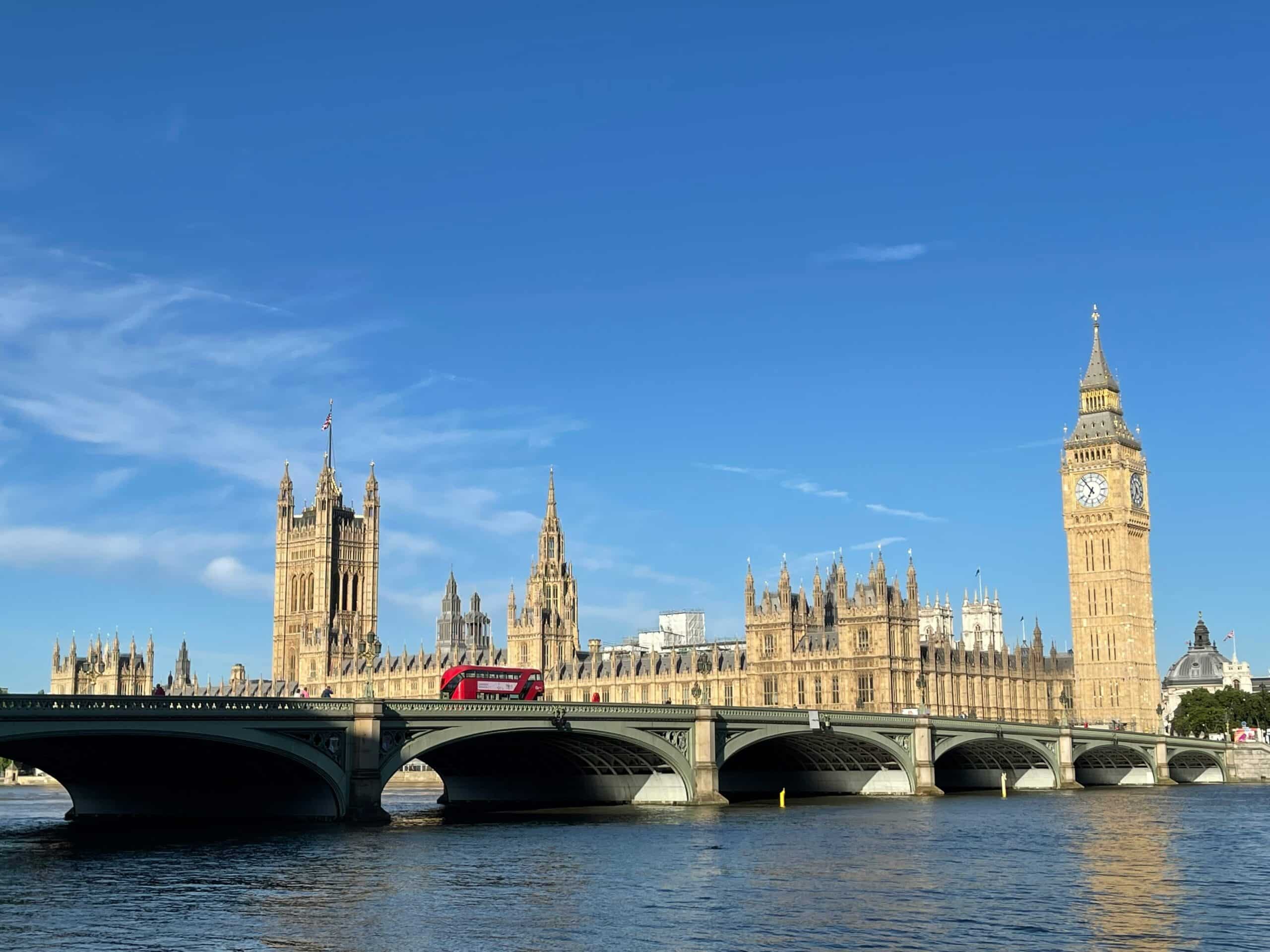 Westminster and houses of parliament